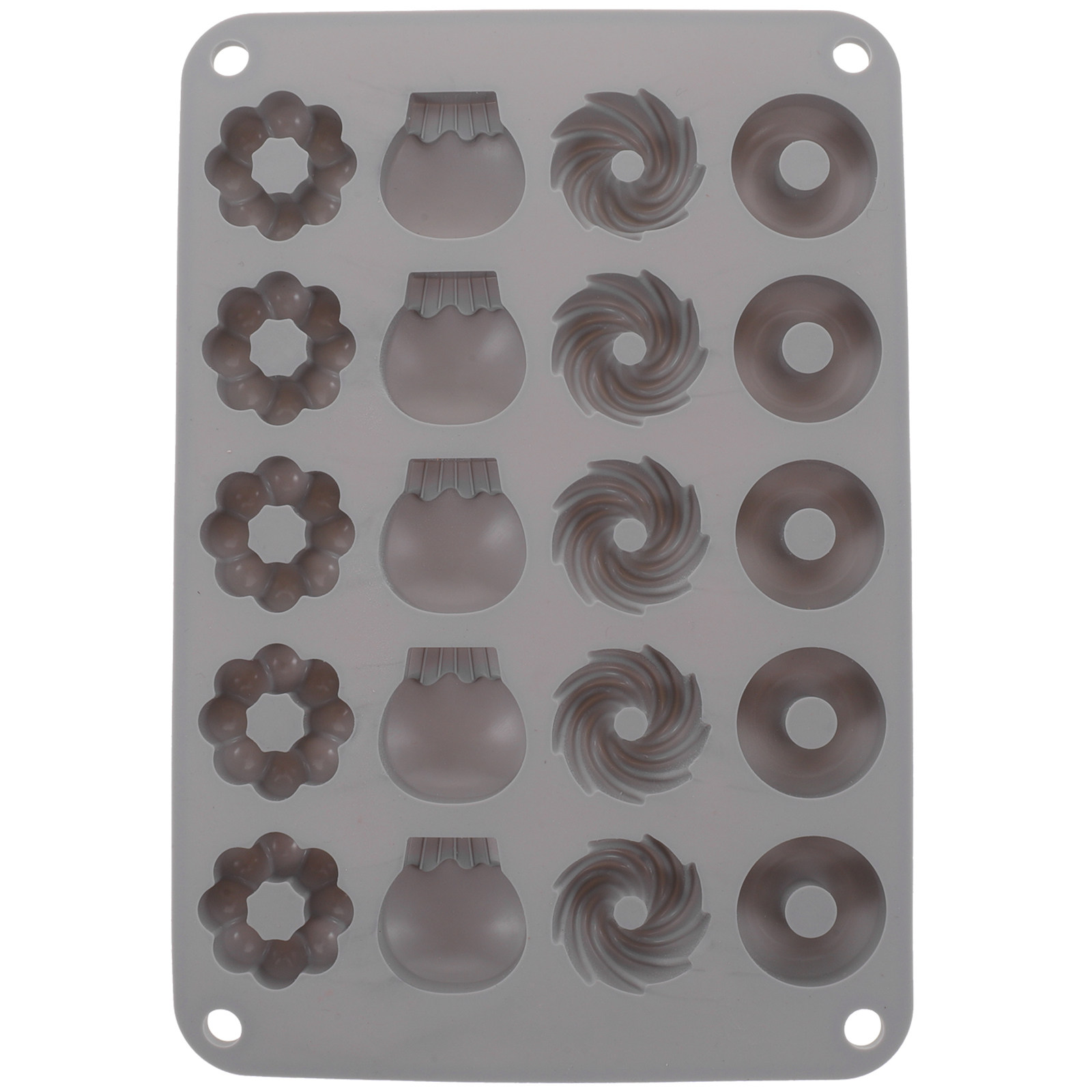 Donut Mold Silicone - Mini Chocolate Donut Mold Silicone Non-Stick