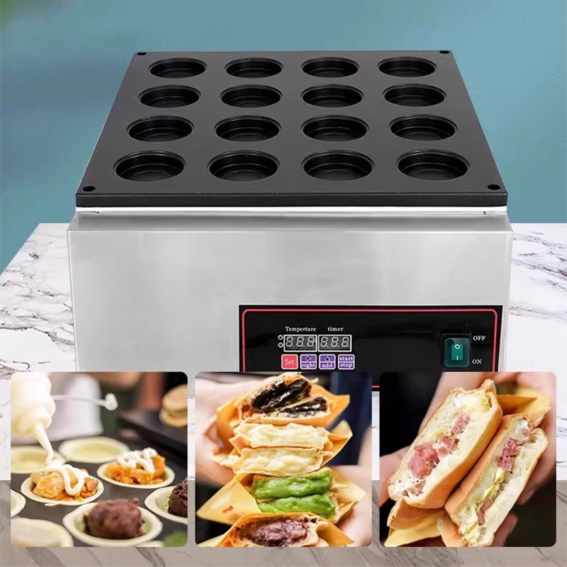 Wheel cake machine Commercial  - Egg Waffle Pan review and price
