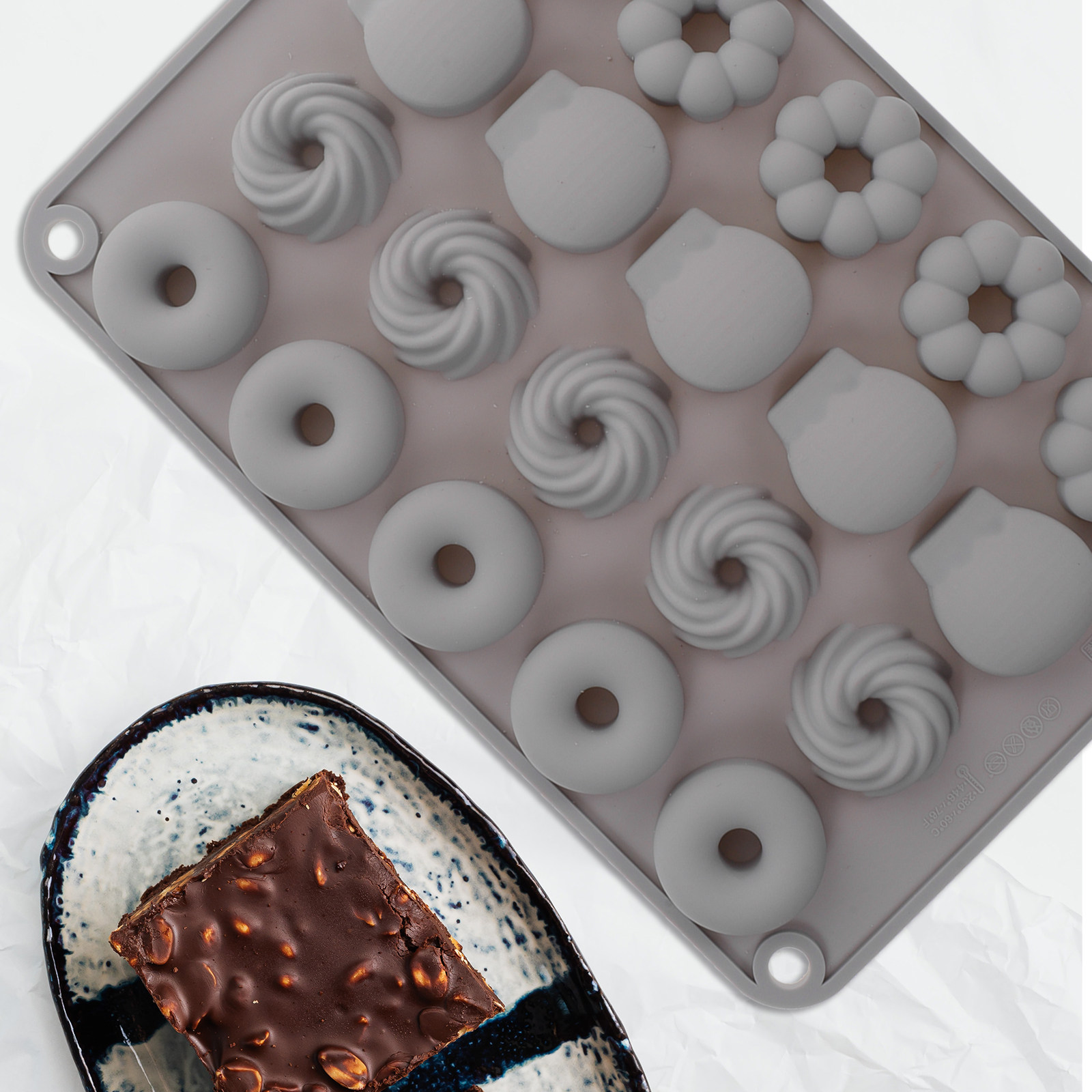 Mini Chocolate Donut Mold Sili - Donut Mold Silicone review and price